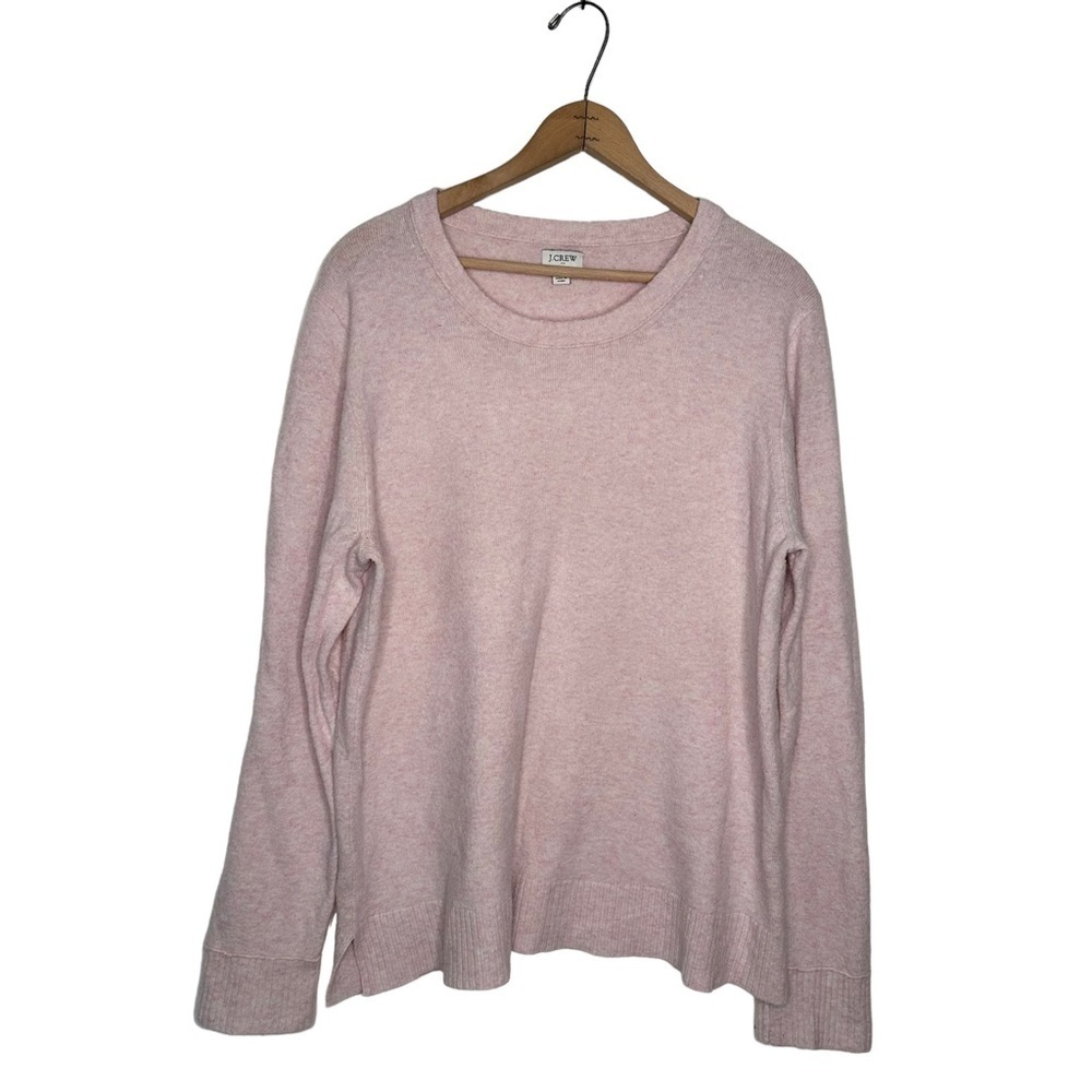J. Crew | Light Pink Marled Sweater